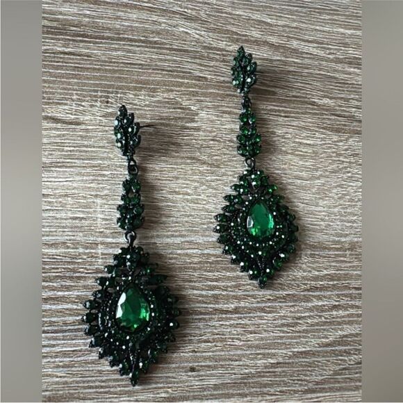 Statement drop earrings N432 - Picture 2 of 3